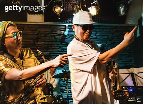 Senior band performs hot live stage - gettyimageskorea